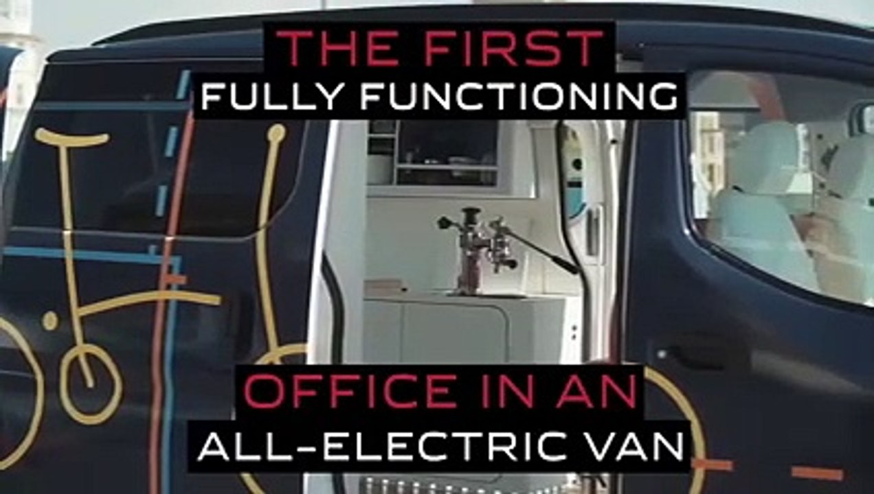Nissan e-NV200 WORKSPACe, un bien joli bureau roulant