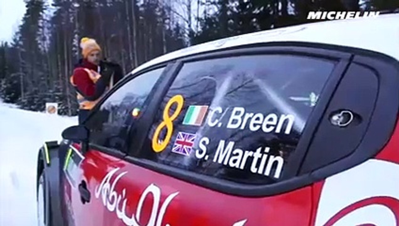 Le shakedown du rallye de Suède