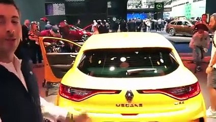 Découverte de la Renault Mégane R.S. à Francfort