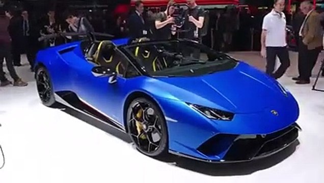Salon de Genève : Présentation de la Lamborghini Huracán Performante Spyder