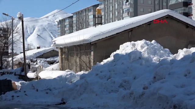 Bitlis'e Şubat'ta 181 santimetre kar yağdı