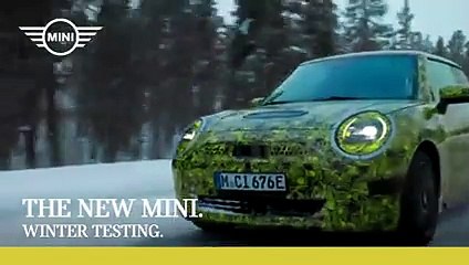La Mini électrique de future génération s'entraîne dans la neige