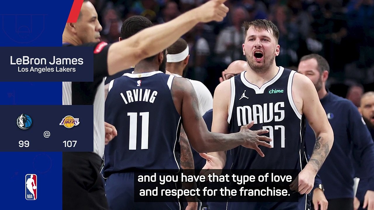 Doncic handled Mavs faceoff 'tremendously' - LeBron