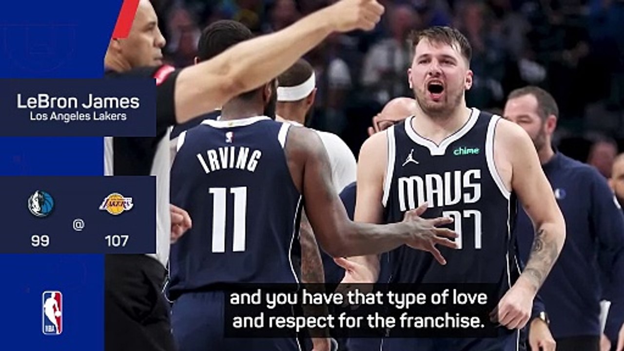 Doncic handled Mavs faceoff 'tremendously' - LeBron