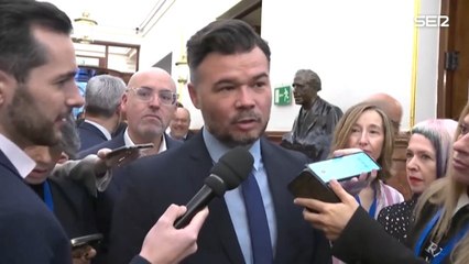 Gabriel Rufián (ERC) pide la dimisión de Carlos Mazón