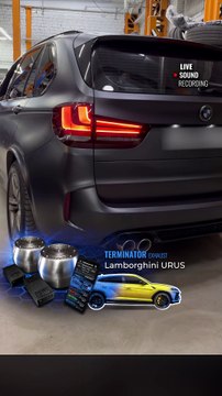 Upgrade your BMW X5 F15 to Lamborghini URUS levels of sound with the Terminator Active Electronic System!