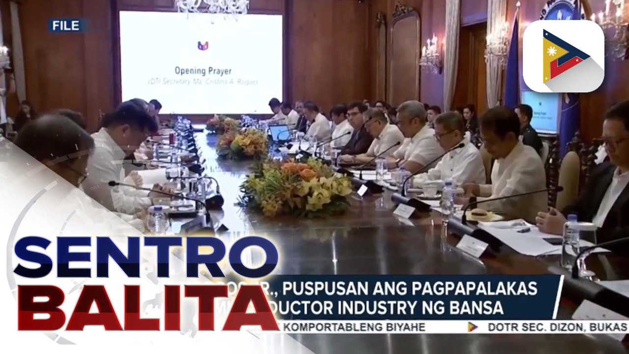 Semiconductor company, planong ilipat sa Pilipinas ang kanilang produksyon; semiconductor industry ng bansa, palalakasin pa ayon kay PBBM