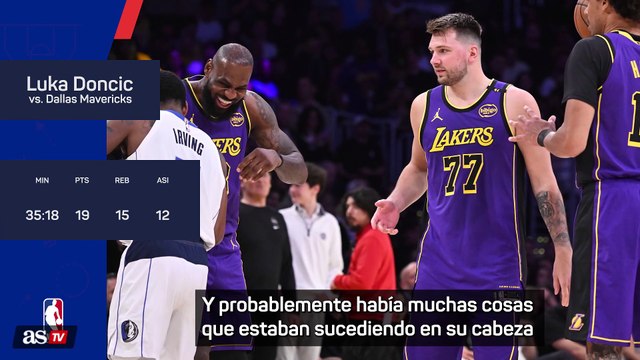 LeBron James: Sabíamos que queríamos conseguir la victoria contra los Mavs por Doncic