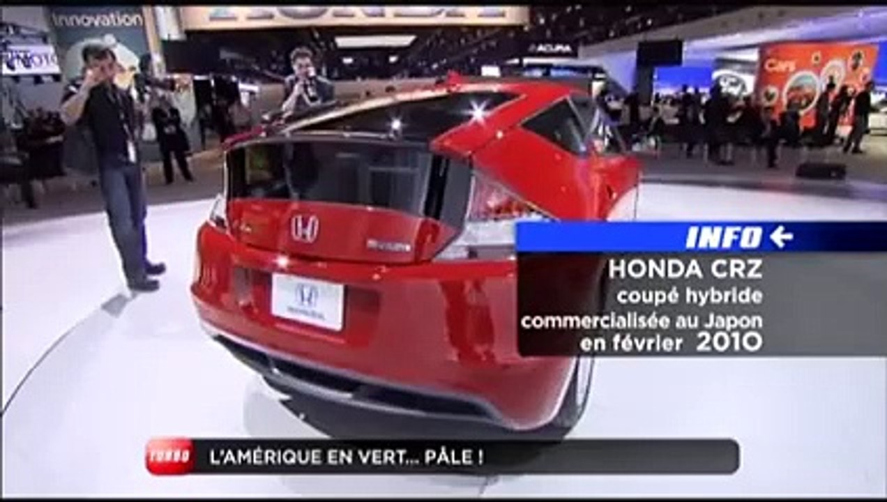 Reportage : Les véhicules verts au salon de Detroit 2010 (Emission Turbo du 17/01/2010)