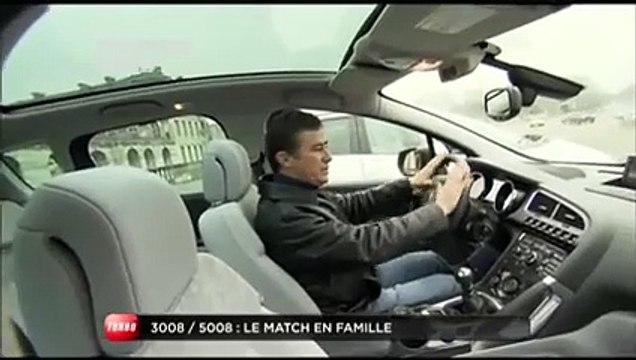 Comparatif Peugeot 3008 / Peugeot 5008 (Emission Turbo du 28/02/2010)