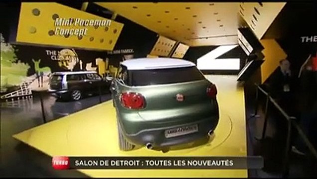 Reportage : Les nouveautés au Salon de Détroit 2011 (Emission Turbo du 16/01/2011)
