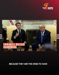 Trump Gets Fact-Checked by Macron!