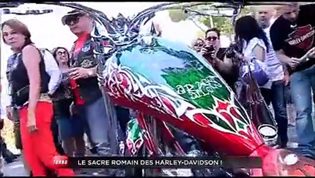 Reportage : les 110 ans de Harley Davidson à Rome (Emission Turbo du 23/06/2013)