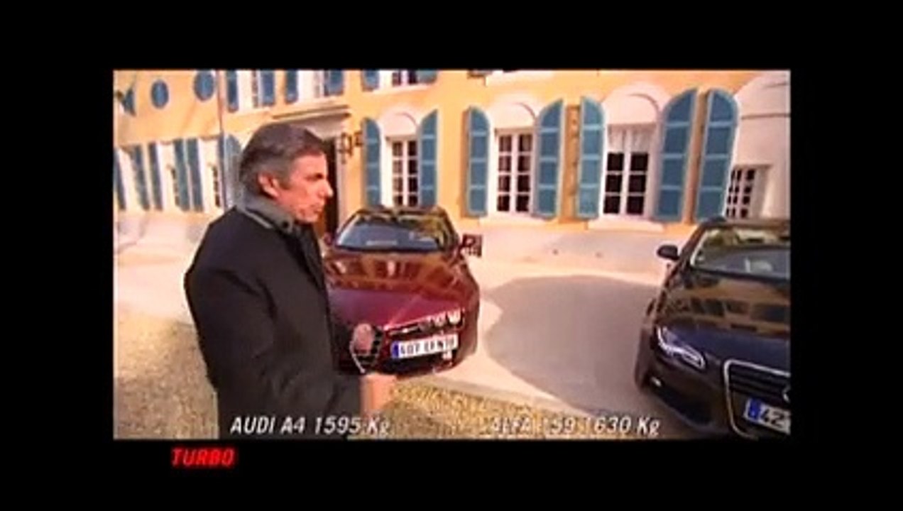 Comparatif Audi A4 / Alfa Romeo 159 (Emission Turbo du 12/01/2008)