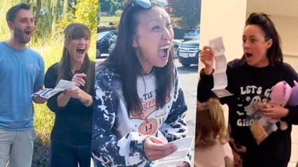 Couple Expecting Triplets Film Friends And Family's Reactions | Happily TV