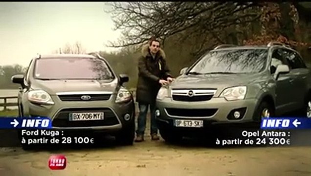 Comparatif : Ford Kuga / Opel Antara (Emission Turbo du 04/03/2012)