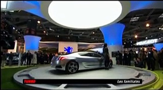 Reportage : Les familiales du Mondial de l'auto 2008 (Emission Turbo du 04/10/2008)