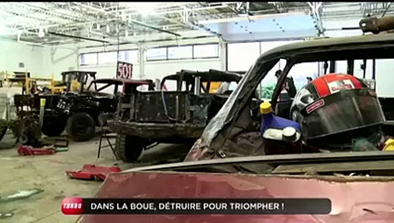 Insolite : dans la peau d'un pilote de Demolition Derby (Emission Turbo du 09/12/2012)