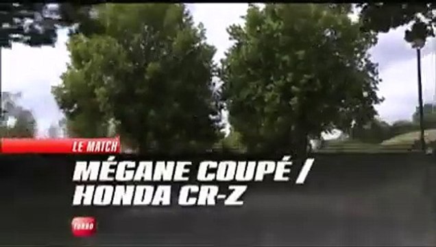 Comparatif Renault Mégane Coupé / Honda CR-Z (Emission Turbo du 29/08/2010)