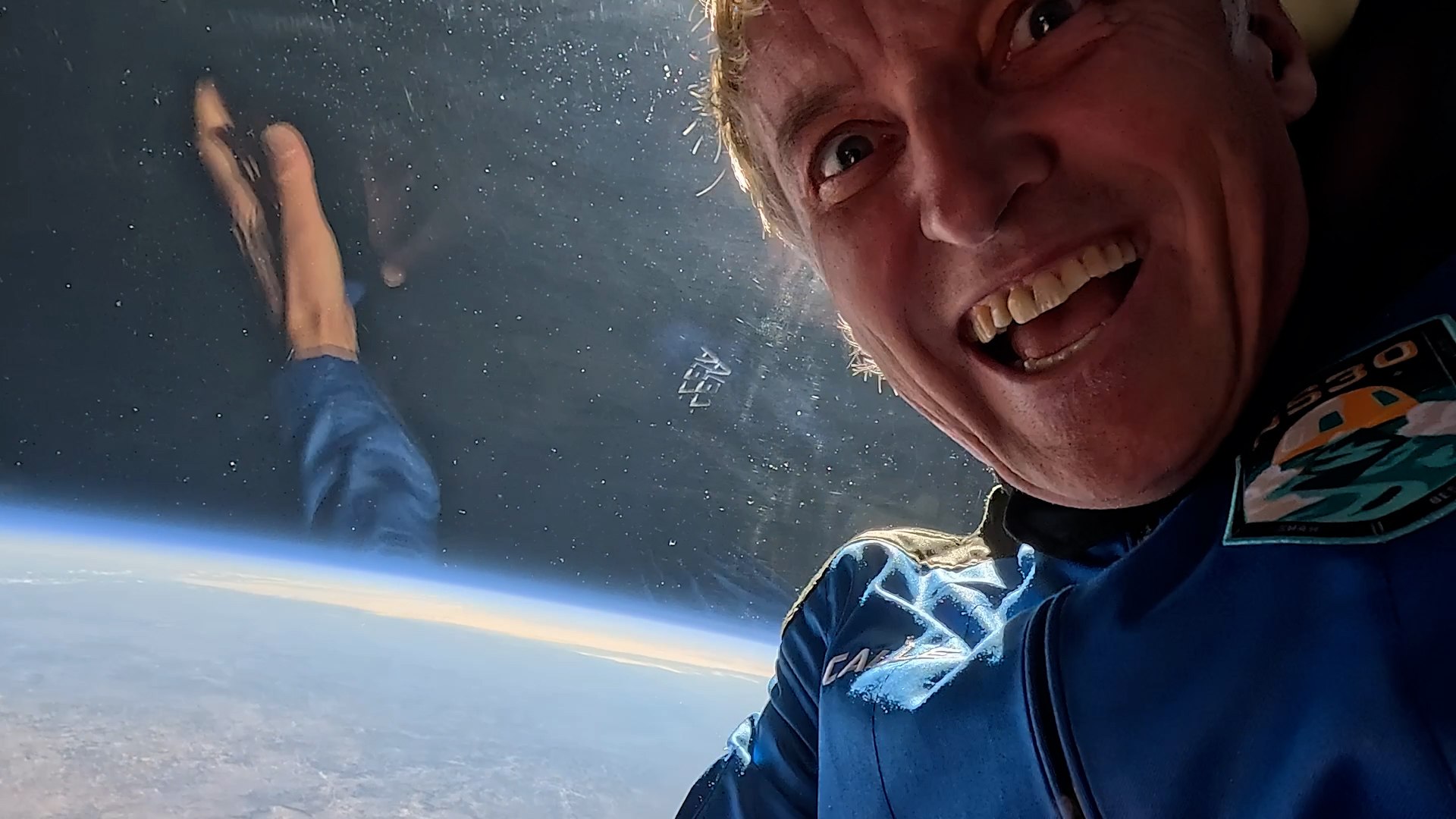 Primeras imágenes de Jesús Calleja en el espacio