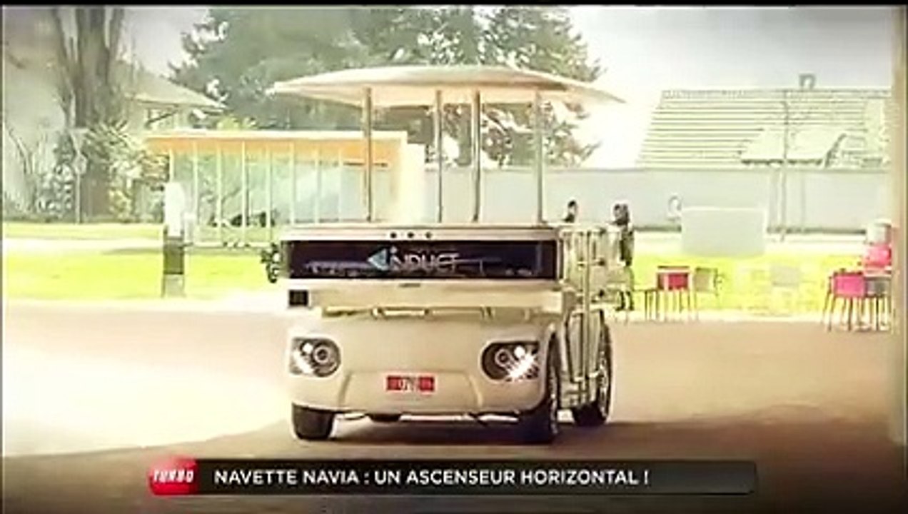 Technologie : Navia, la navette sans chauffeur ni volant (Emission Turbo du 14/04/2013)