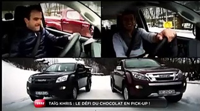 Insolite : Taïg Khris, un pick-up Isuzu et une tasse de chocolat (Emission Turbo du 09/02/2014)