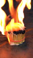 Cooking eggs with matches! 😱