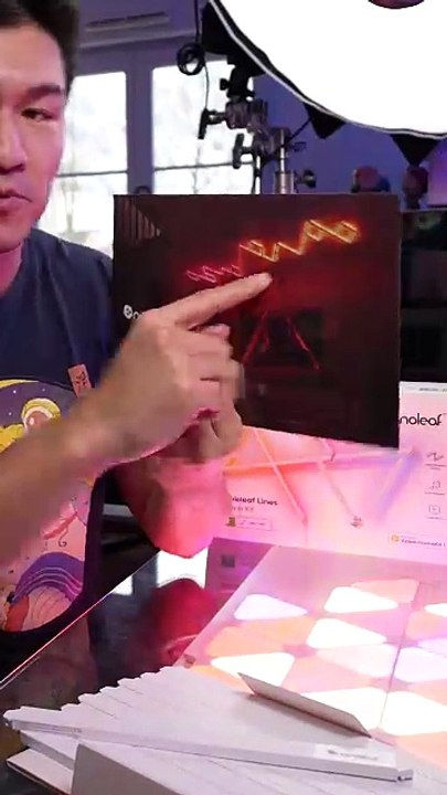 Je teste les nanoleaf lines