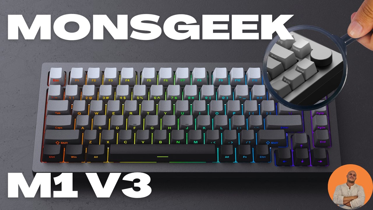 MONSGEEK M1 V3 : Un clavier LOUUUUURD mais Stylé