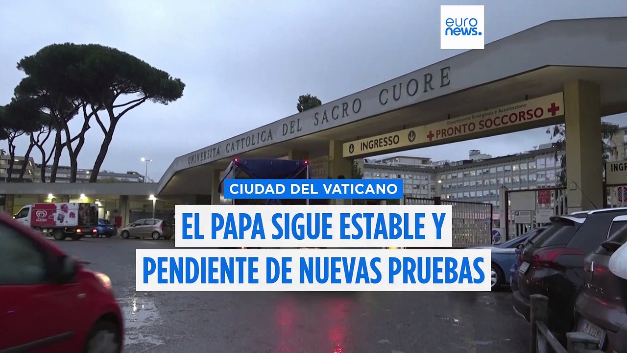 El Papa Francisco continúa estable tras una nueva noche "tranquila", aunque continua "crítico"