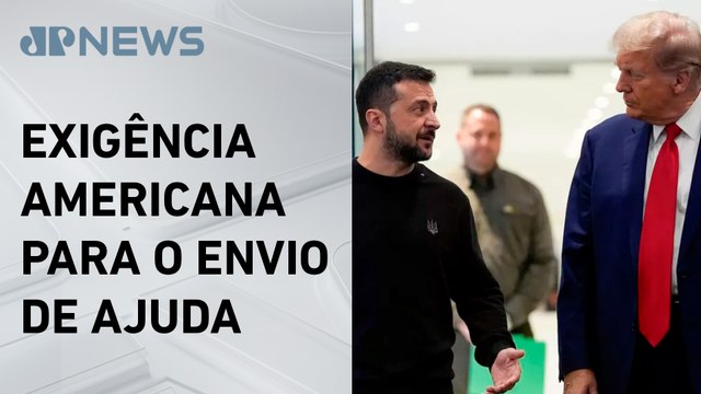 Ucrânia e EUA têm acordo por exploração de minerais