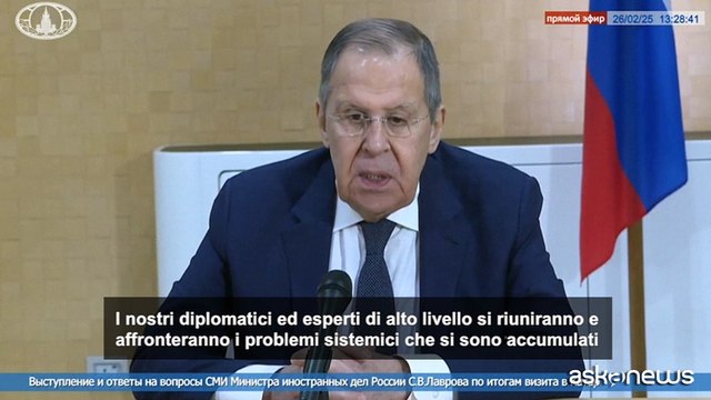 Lavrov annuncia nuovo incontro fra diplomatici di Russia e Usa