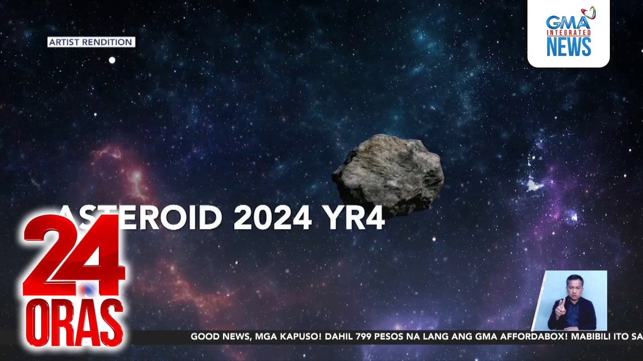 Asteroid 2024 YR4, 'di na banta sa Earth; 0.0005% na lang ang impact probability | 24 Oras