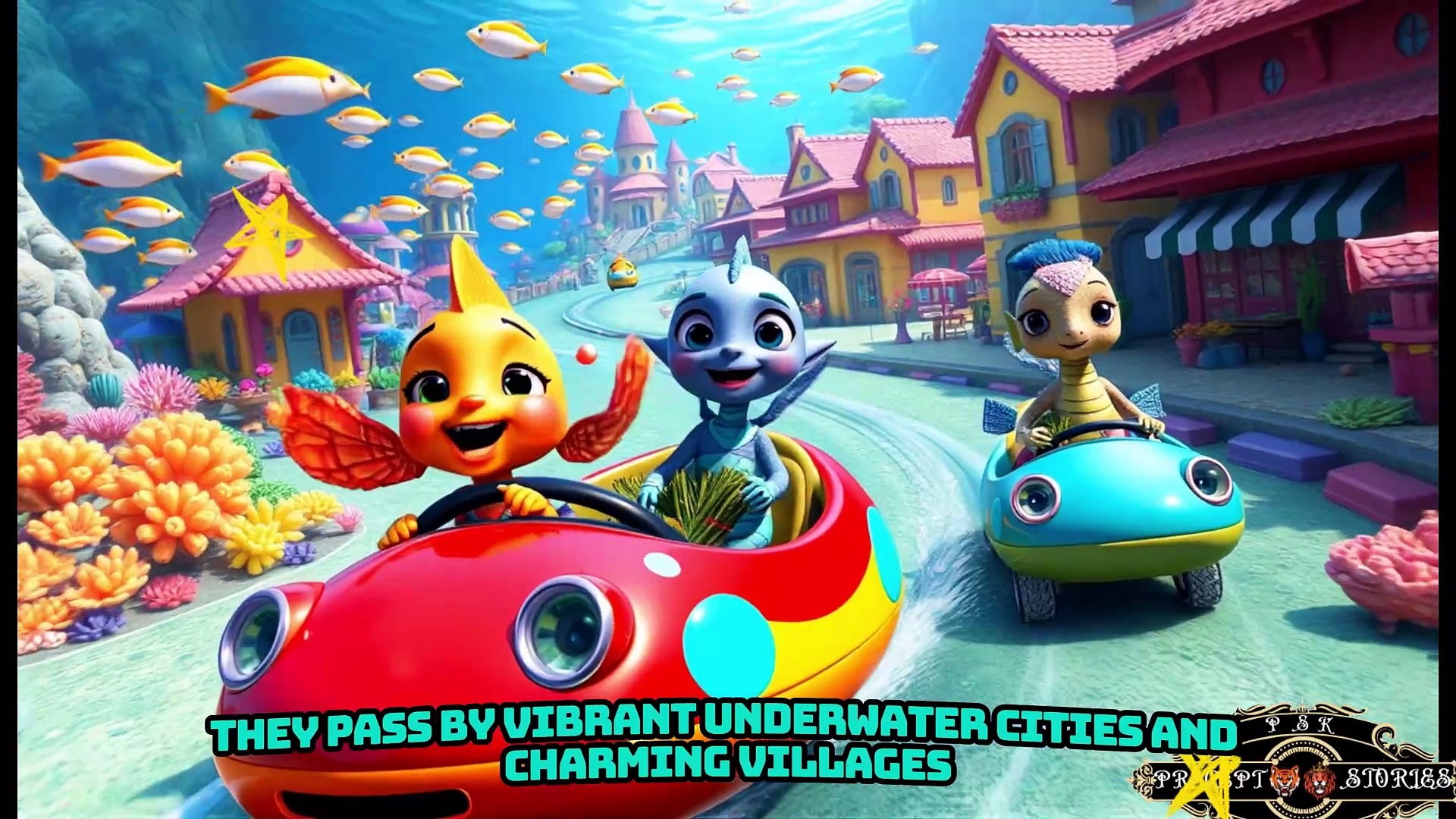 Adventure in Aquatera - The Underwater Kingdom  | Underwater Adventure | Animated Stories Kids For A
