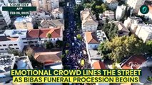 Bibas Family Funeral | Israelis Hold Mass Funeral For Shiri Bibas, Sons Killed In Gaza | Watch