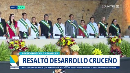 En sesión de honor por fundación, el presidente de la ALD dice que en Santa Cruz se produce, no se mendiga