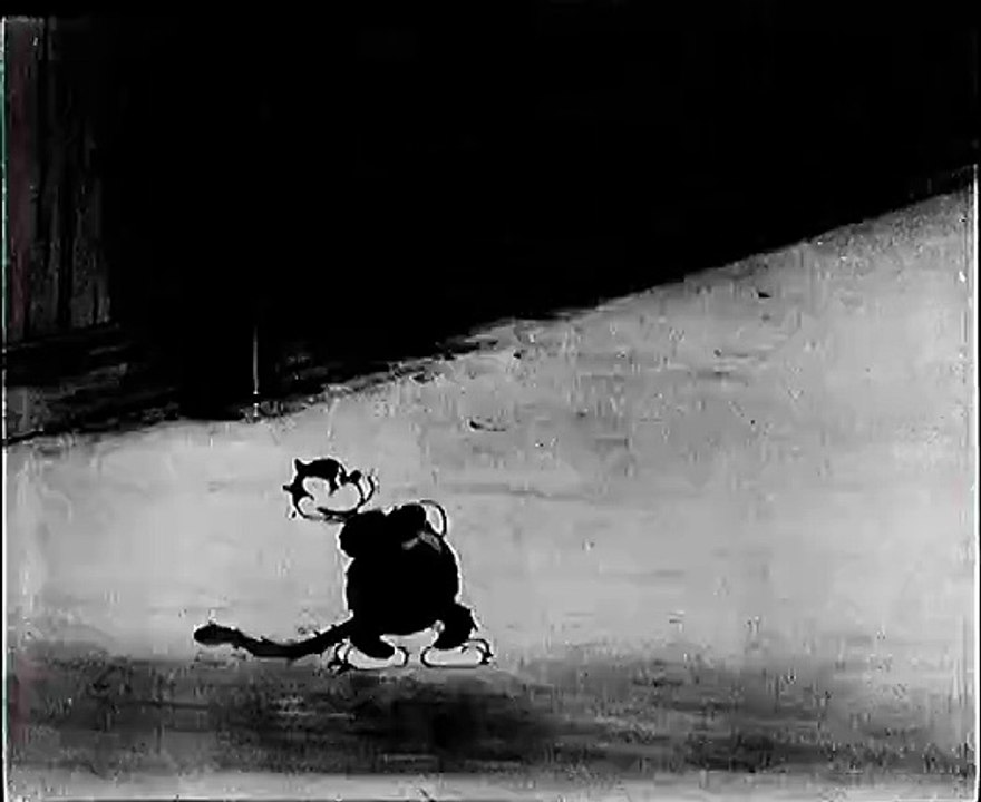 The Cat's Out 1931 Silly Simphony Black & White Cartoon Short Film