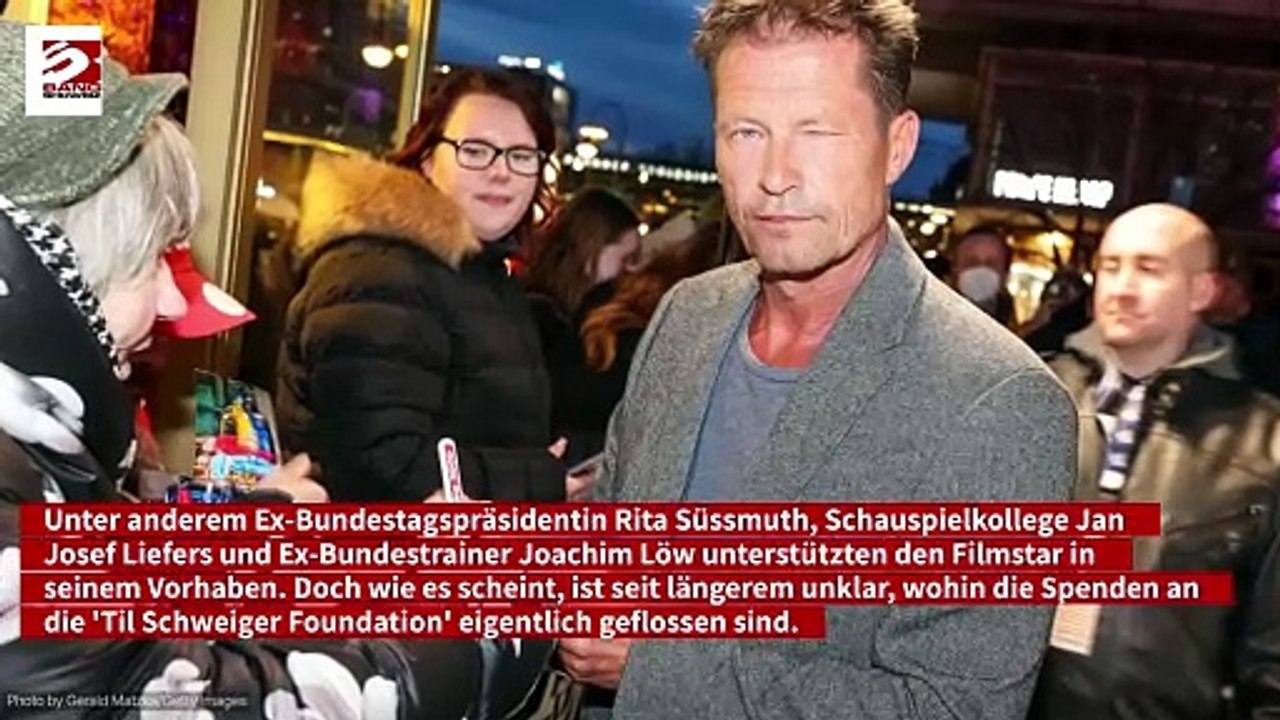 Til Schweiger Stiftung wird für mangelnde Transparenz kritisiert