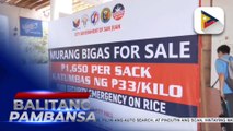 Mas mababang presyo ng bigas, ramdam na sa ilang syudad at lalawigan
