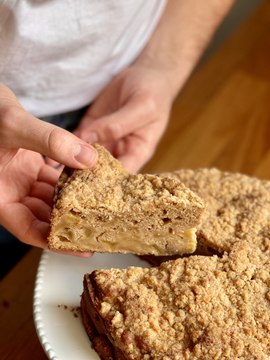 Moelleux aux Pommes & Crumble Croustillant | Recette Facile et Fondante de Gâteaux aux Pommes 🍎