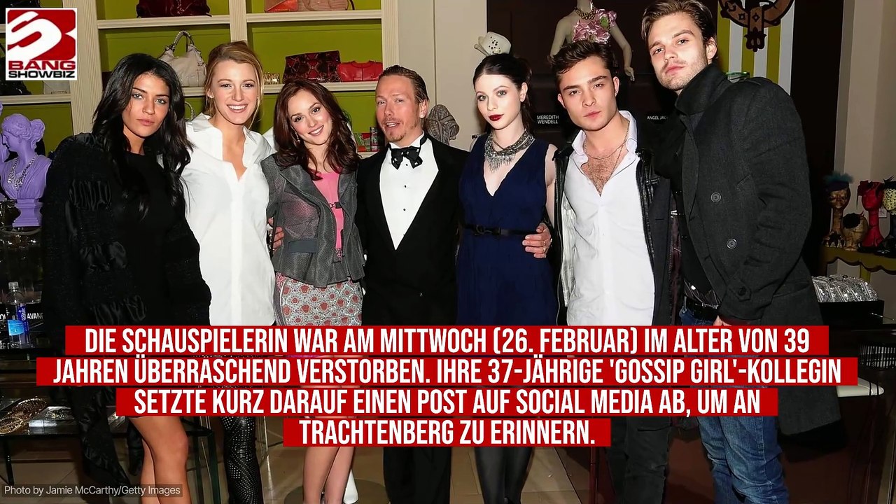 Blake Lively erinnert an 'Gossip Girl'-Kollegin Michelle Trachtenberg