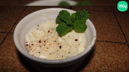 Mousse à la menthe et au kiri