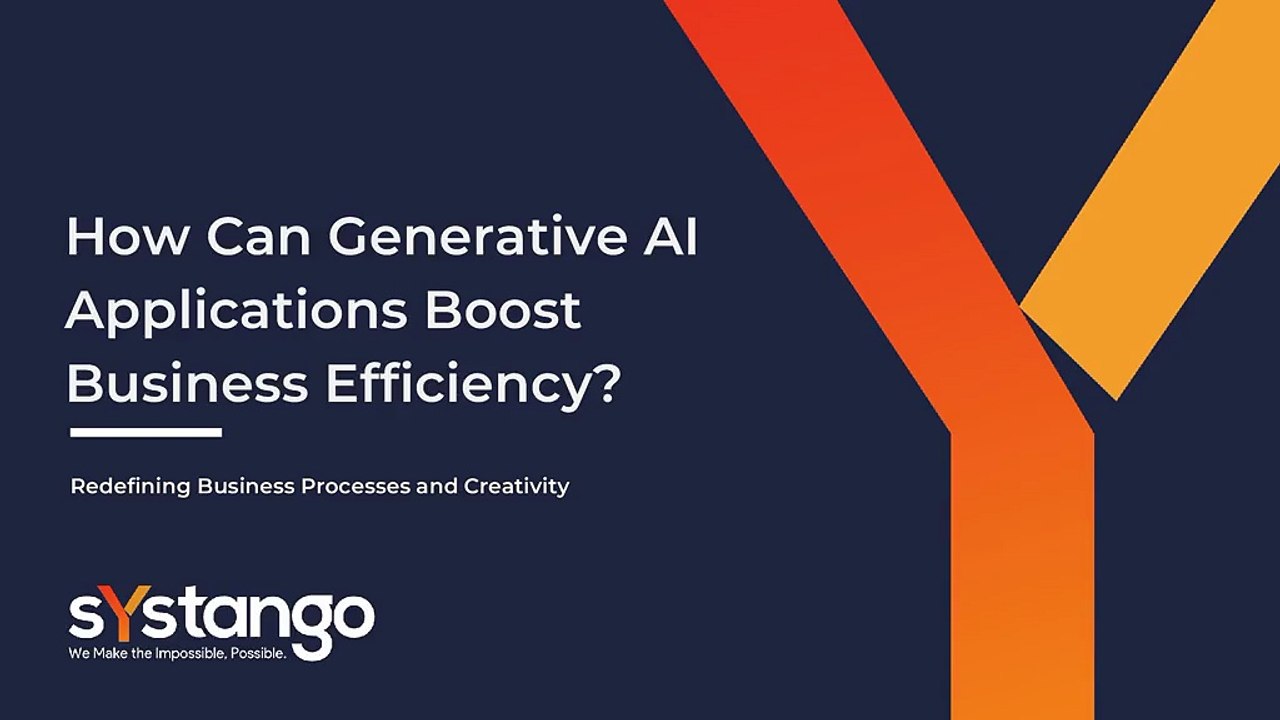 How Can Generative AI Applications Boost Business Efficiency_
