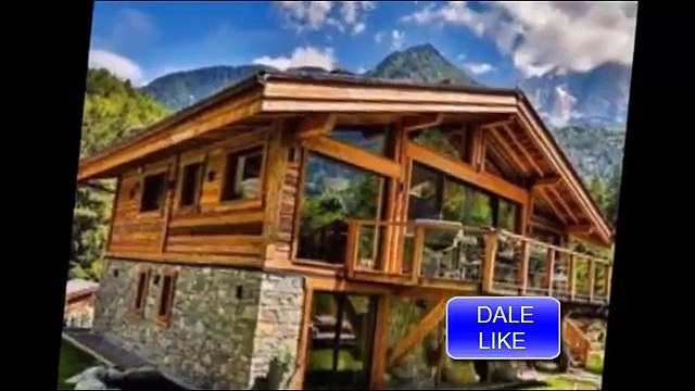 20.- 🏠🏠+ 60 IDEAS DE CASAS de PIEDRA Y MADERA ¡ como hacer casas de piedra y madera! (CASA PIEDRA MADERA) (1)