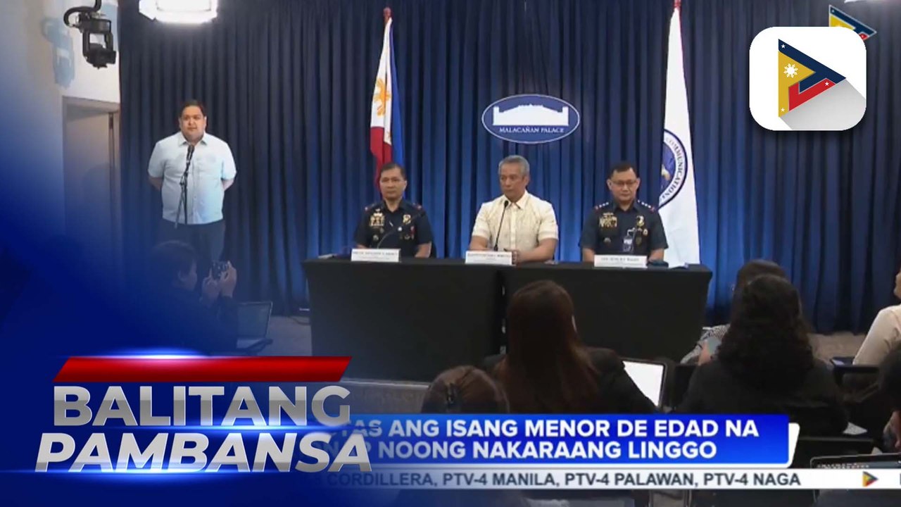 PNP, nailigtas ang isang menor de edad na na-kidnap noong nakaraang linggo