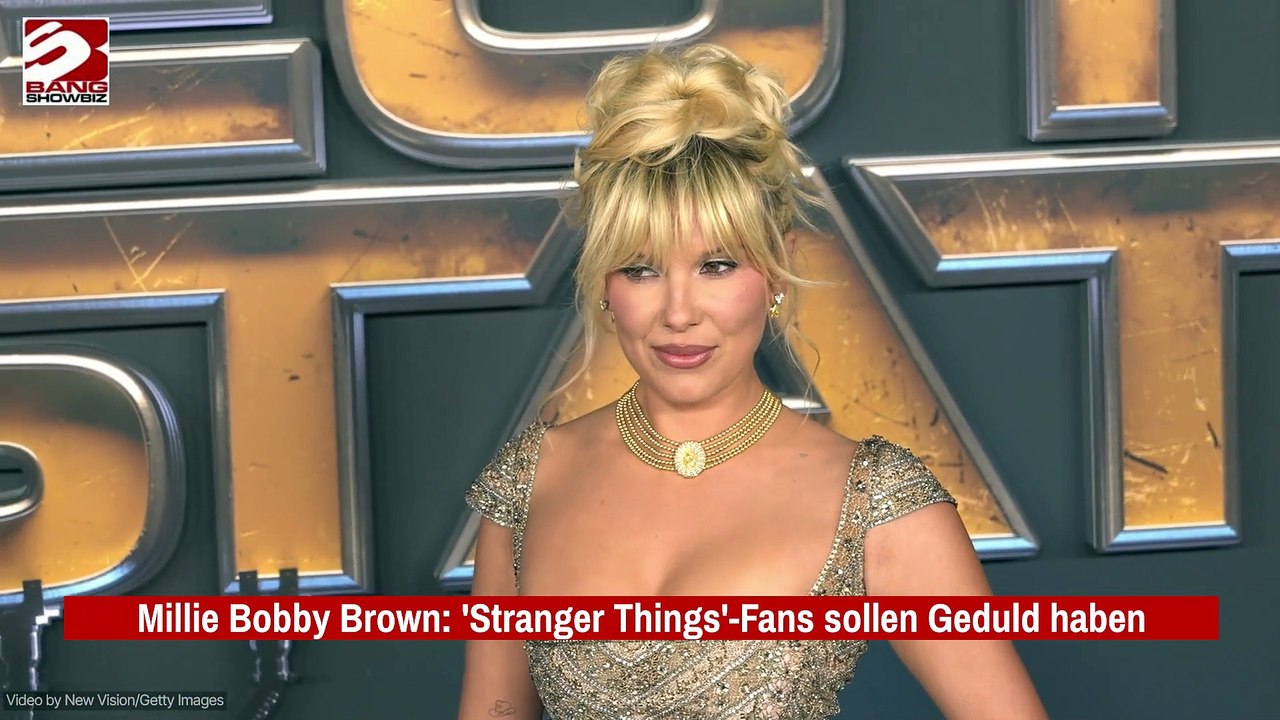 Millie Bobby Brown: 'Stranger Things'-Fans sollen Geduld haben