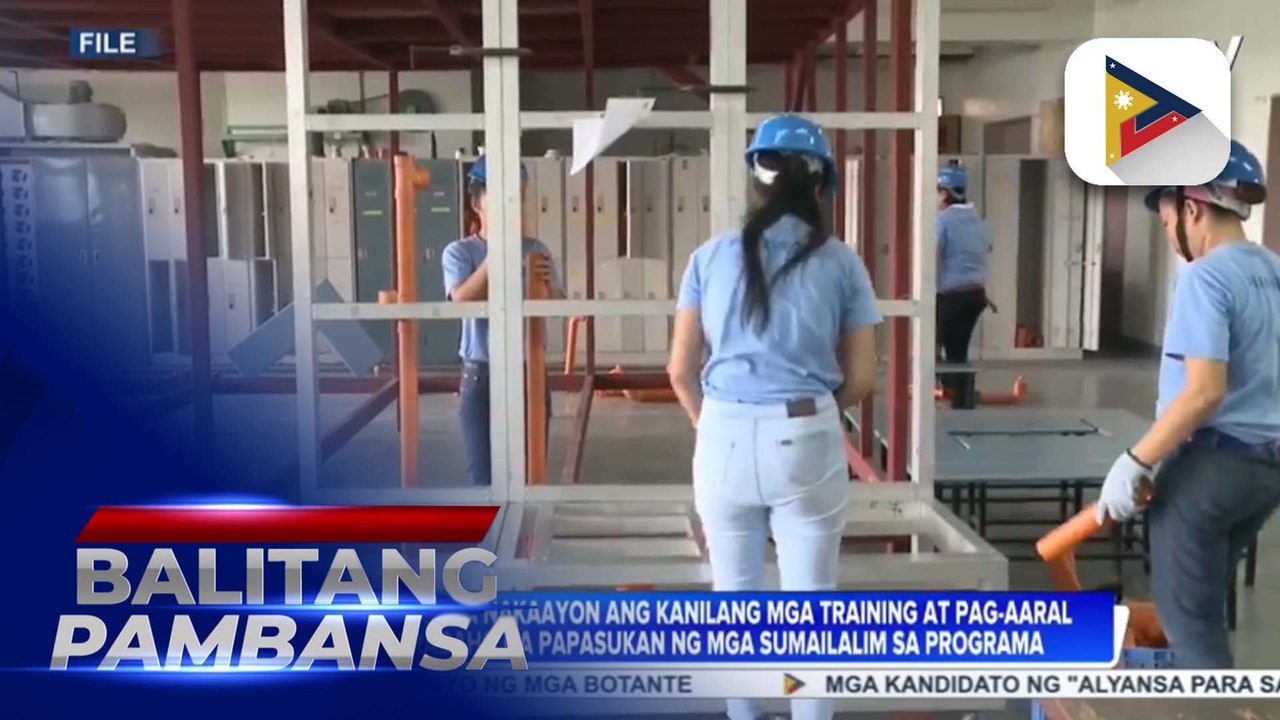 TESDA, tiniyak na nakaayon ang kanilang mga training at pag-aaral sa mga trabaho na papasukan ng mga sumailalim sa programa