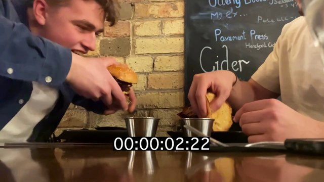 Eat My Words: Wings Bar speed-eating burger challenge