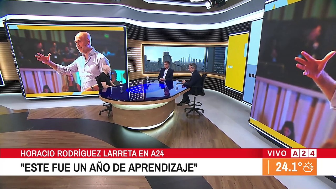 📢 HORACIO RODRIGUEZ LARRETA CON A24: "NO HABÍA QUE ENTREGAR EL PRO A MILEI"