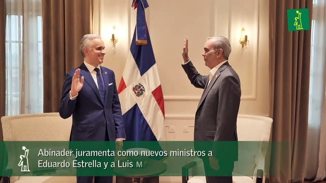 El presidente Abinader juramenta como nuevos ministros de Obras Públicas y de Educación_1